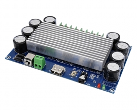 DC 12V-18V TDA7388 Bluetooth-Compatible AUX USB Digital Amplifier Module Stereo 50Wx4 Output 4ohm 4-Channel Power Amplifier